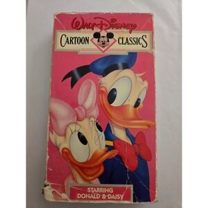 Walt Disney Cartoon Classics‎ Vol 7 Starring Donald and Daisy VHS 1987, Vintage